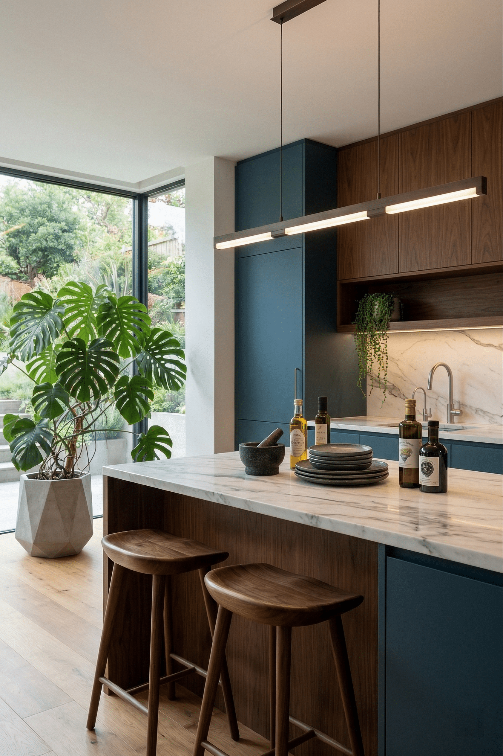 Cocina residencial diseñada por Almanza Studio en Xalapa